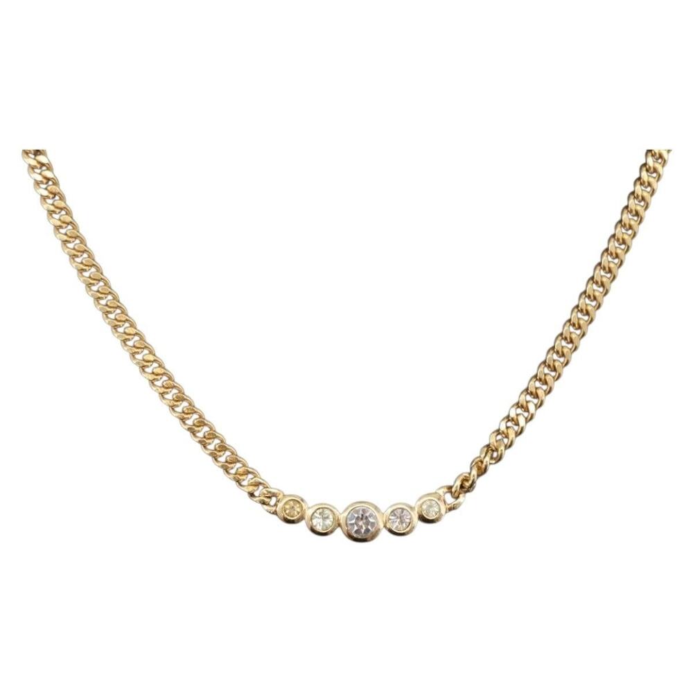 Dior Necklace Metal Gold Tone